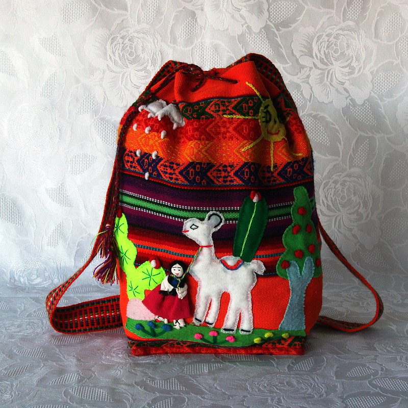 Sac a dos outlet enfant tissu